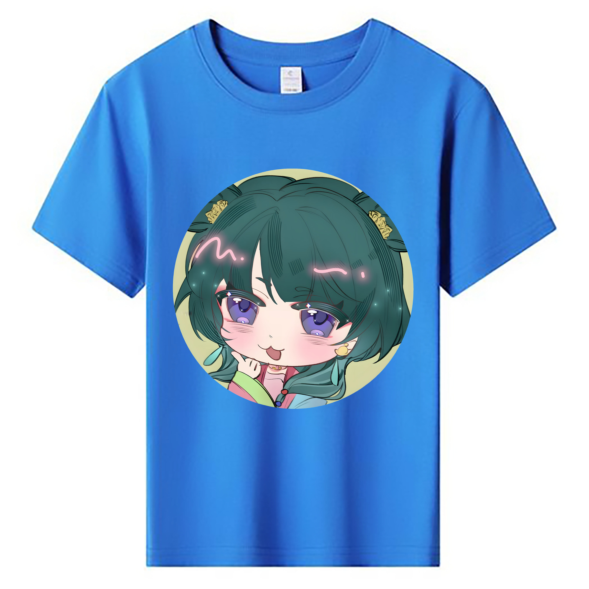 （画像用） 薬屋のひとりごと The Apothecary Diaries 綿100％キッズTシャツ（フロントプリント）